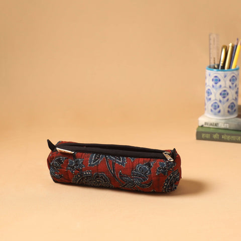 Handcrafted quilted pencil pouch 07