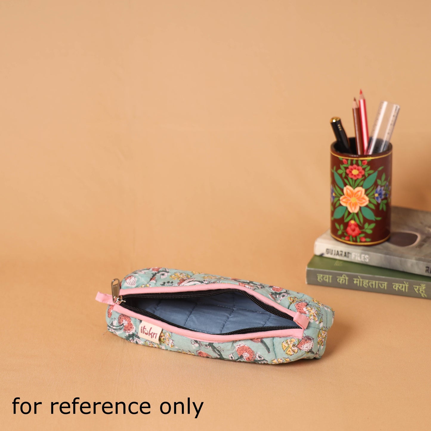 Handcrafted quilted pencil pouch 11 2025/1068-1