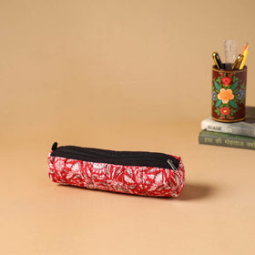 Handcrafted quilted pencil pouch 18