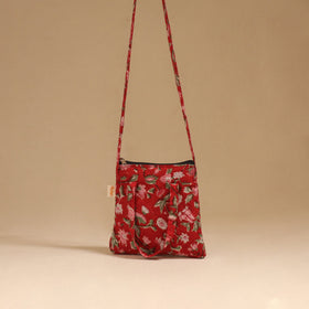 Handcrafted quilted sling bag 04