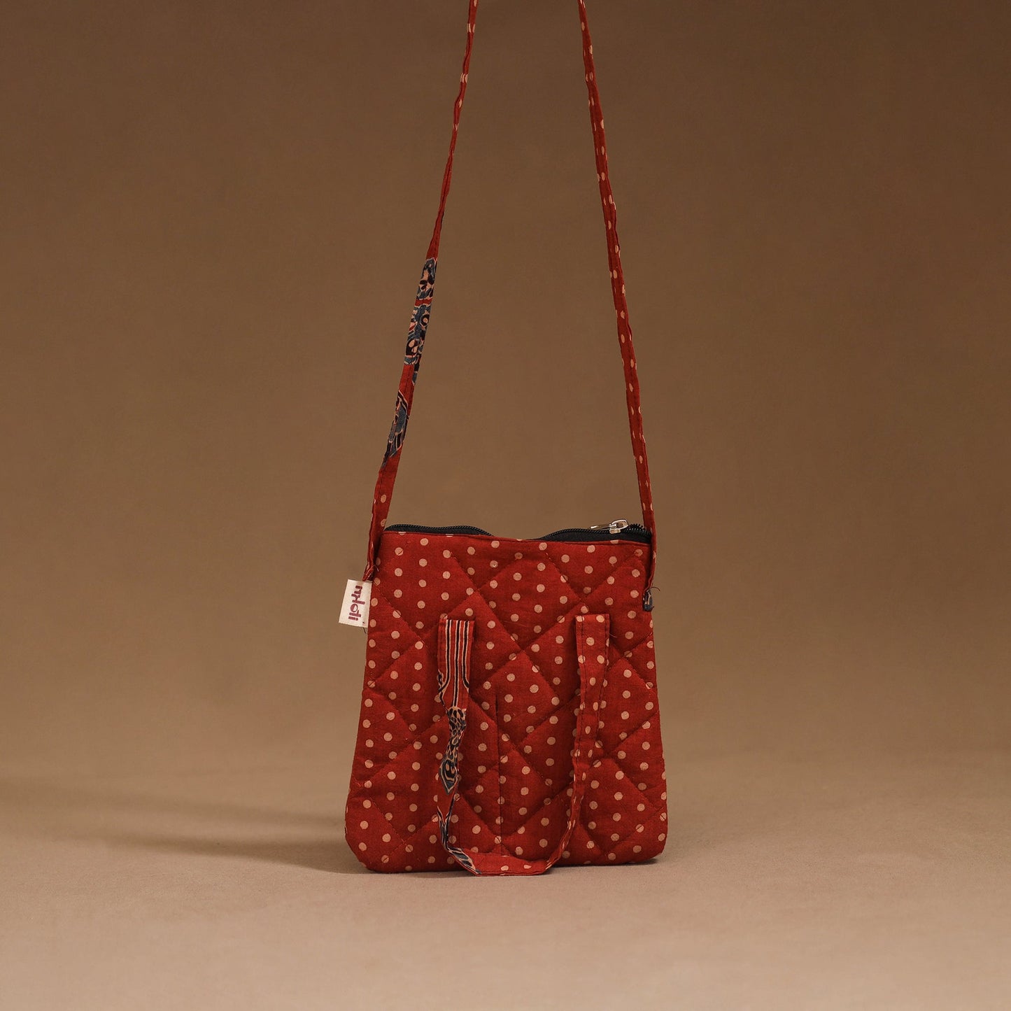 Handcrafted quilted sling bag 20