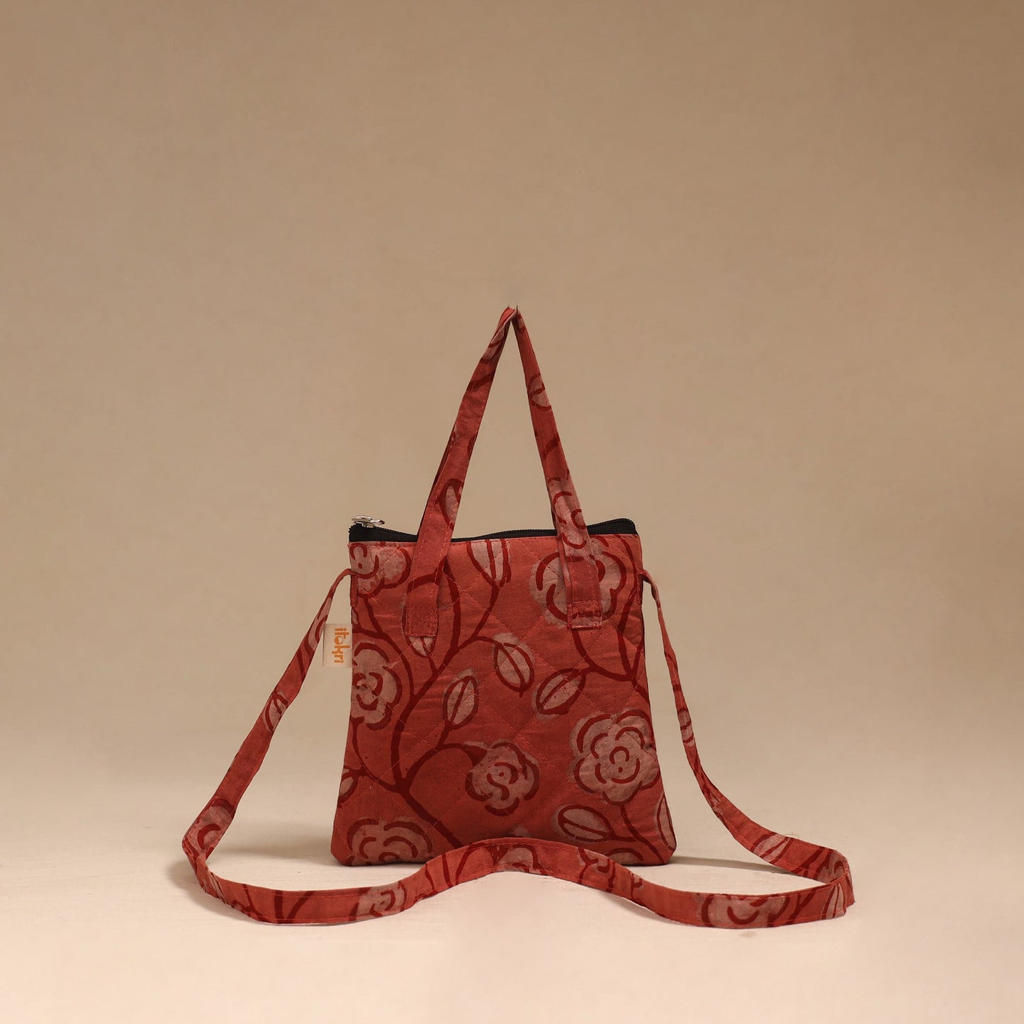 Handcrafted quilted sling bag 25