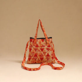 Handcrafted quilted sling bag 31