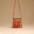 Handcrafted quilted sling bag 31