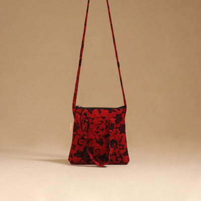 Handcrafted quilted sling bag 32