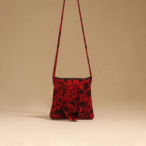 Handcrafted quilted sling bag 32