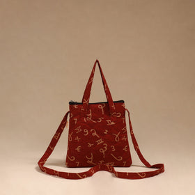 Handcrafted quilted sling bag 34