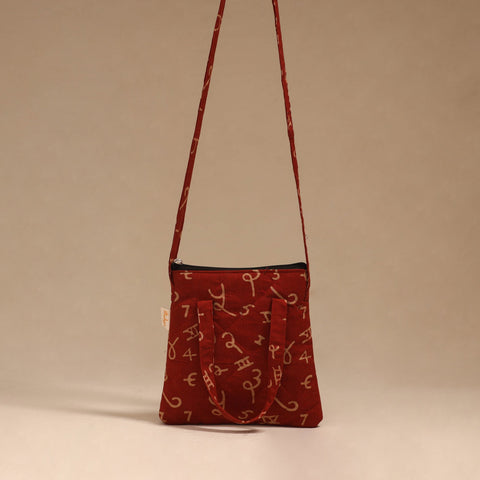Handcrafted quilted sling bag 34