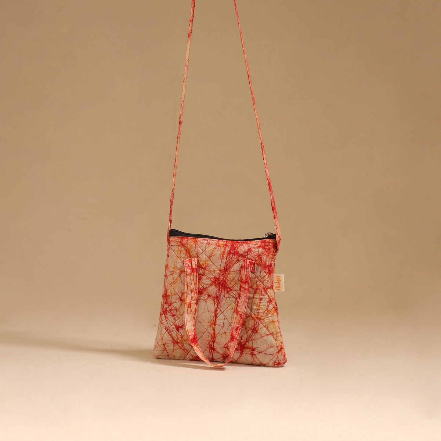 Handcrafted quilted sling bag 34