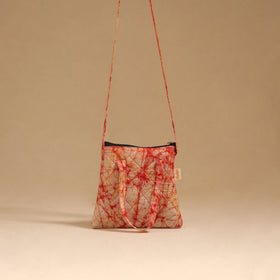 Handcrafted quilted sling bag 34