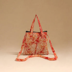 Handcrafted quilted sling bag 34
