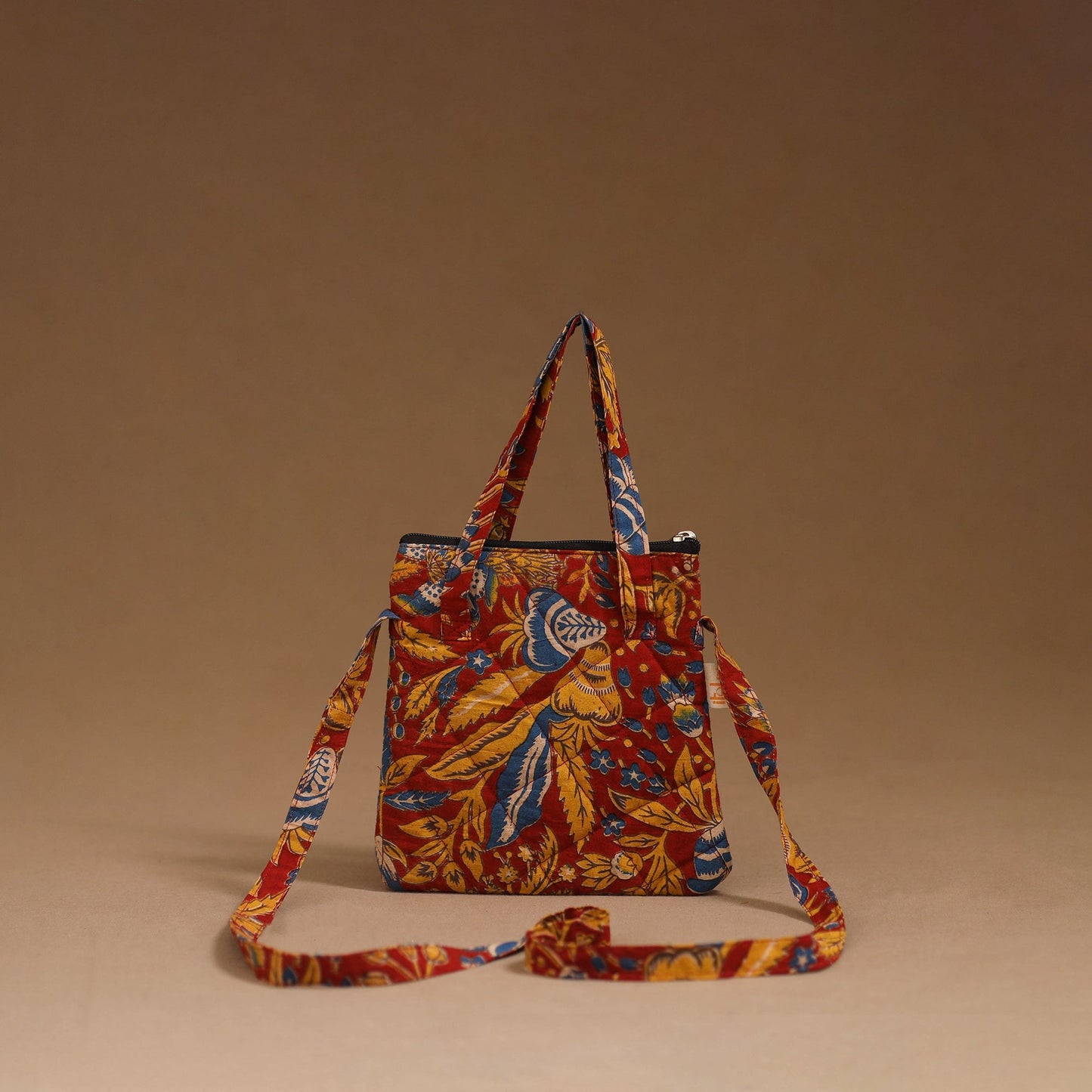 Handcrafted quilted sling bag 34