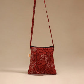 Handcrafted quilted sling bag 38