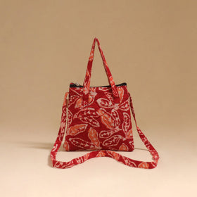 Handcrafted quilted sling bag 41