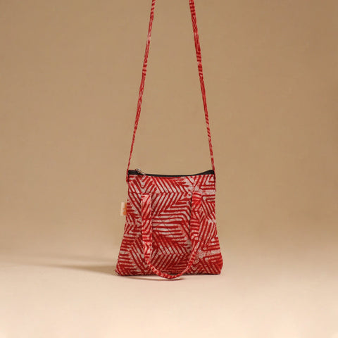 Handcrafted quilted sling bag 44