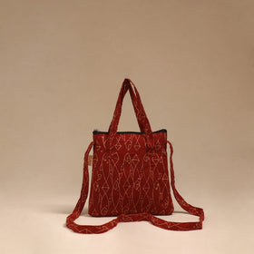 Handcrafted quilted sling bag 46