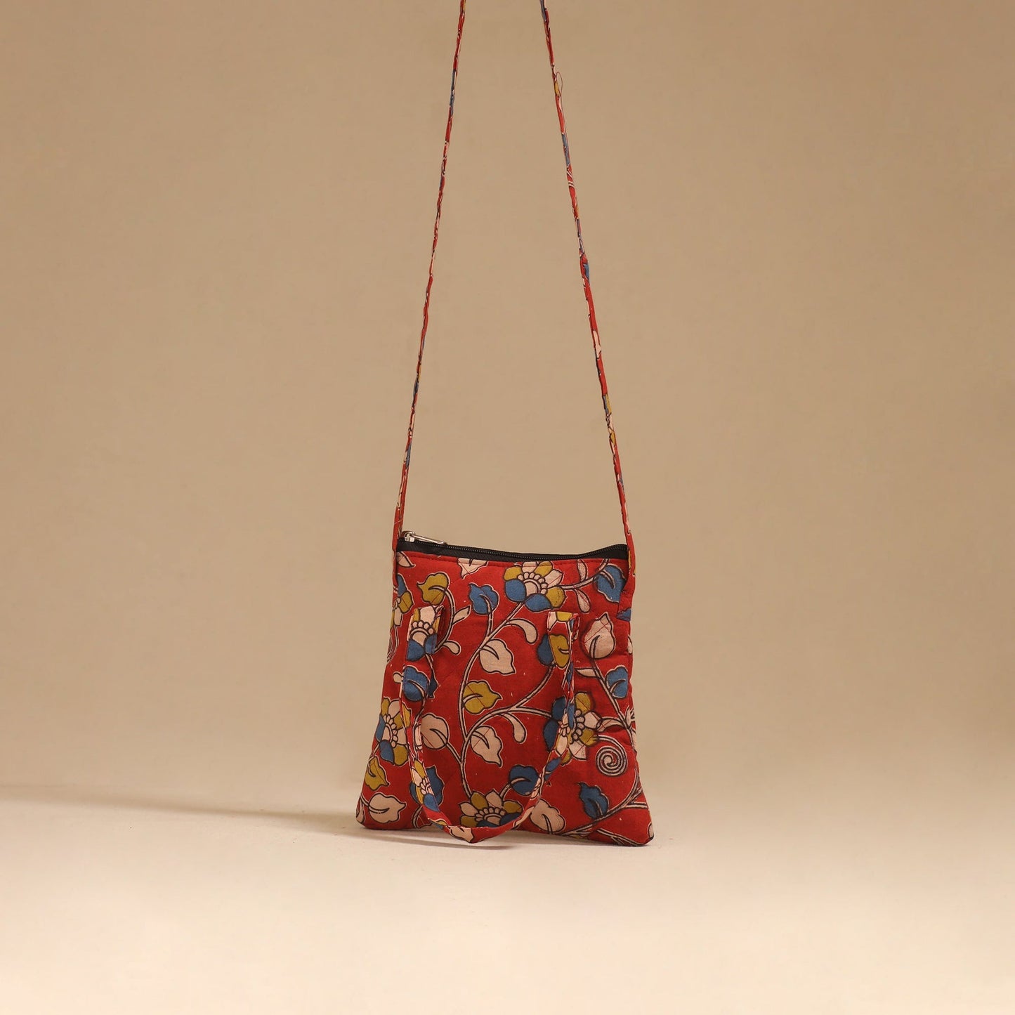 Handcrafted quilted sling bag 58