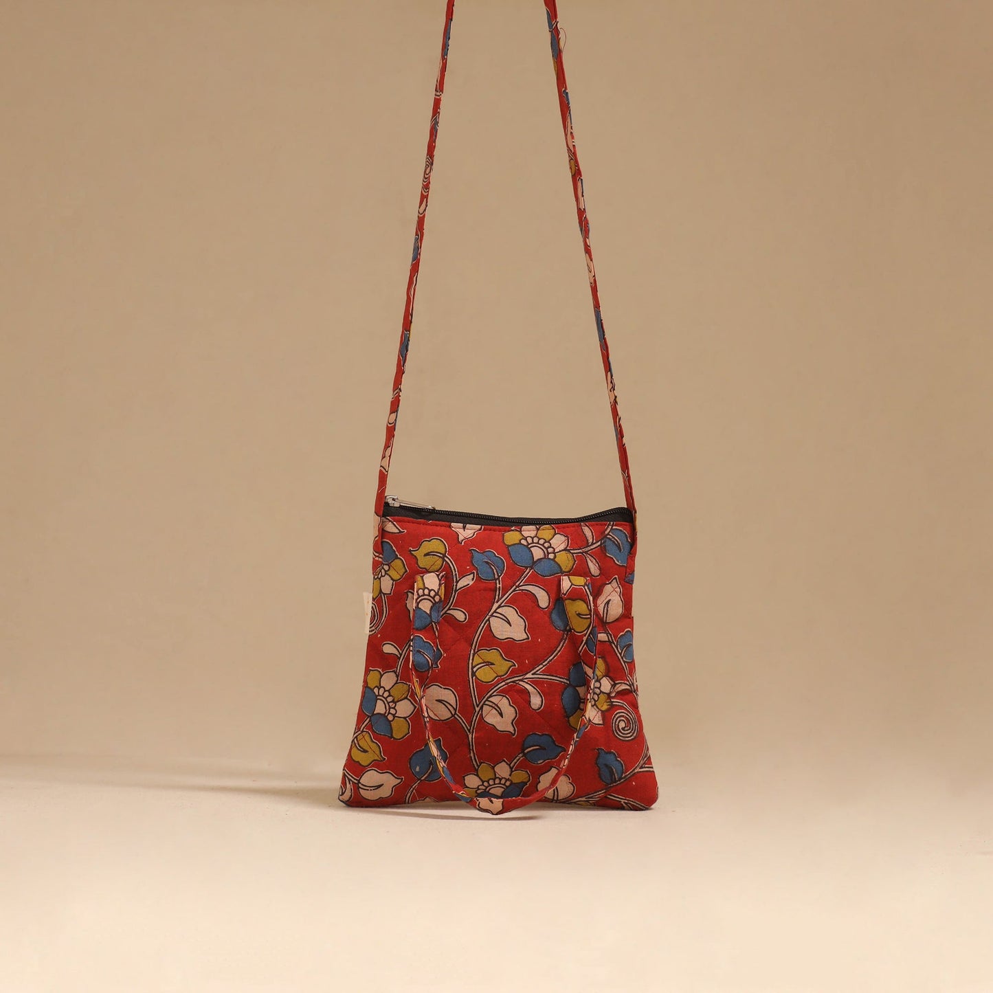 Handcrafted quilted sling bag 58