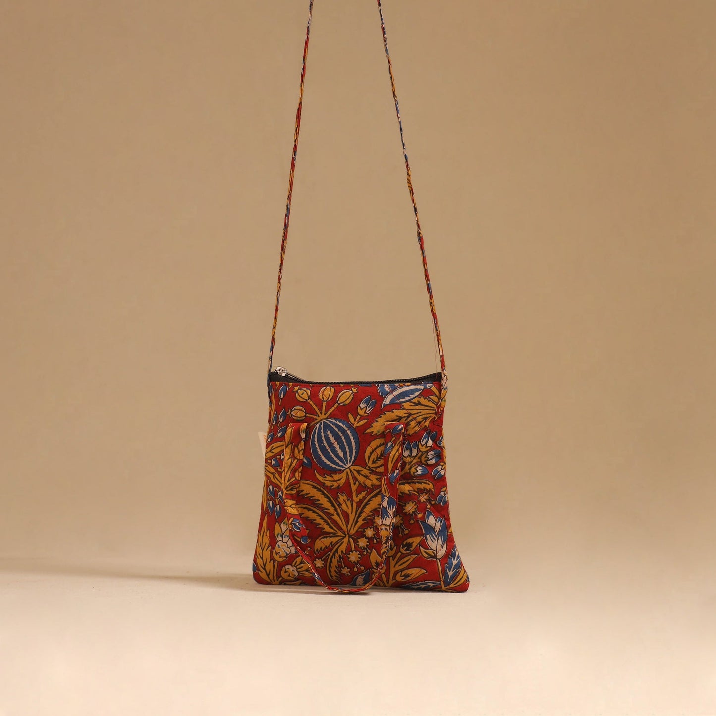 Handcrafted quilted sling bag 63