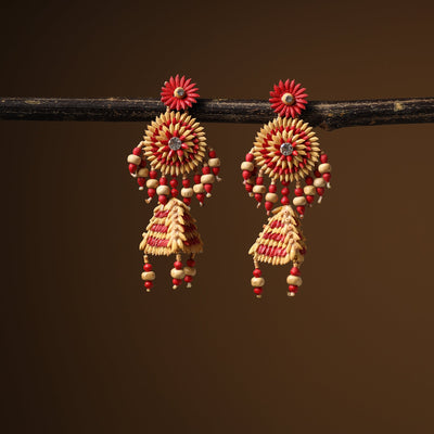 Buy Handcrafted Rice Paddy Earrings by Putul Das Mitra Online India l iTokri.com