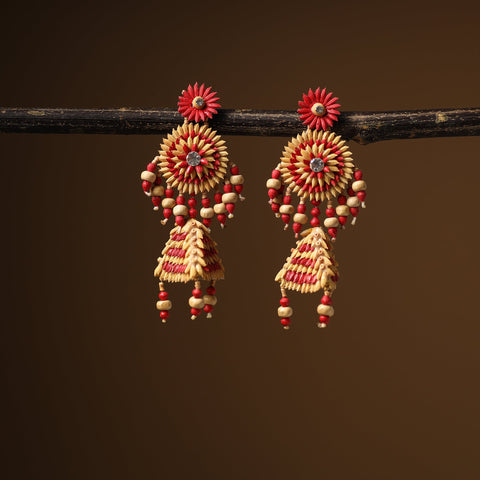 Buy Handcrafted Rice Paddy Earrings by Putul Das Mitra Online India l iTokri.com