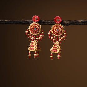 Buy Handcrafted Rice Paddy Earrings by Putul Das Mitra Online India l iTokri.com
