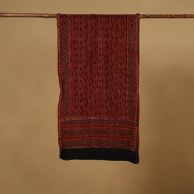 Handloom chanderi silk natural dyed stole 01 - handcrafted