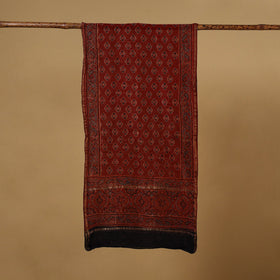 Handloom chanderi silk natural dyed stole 05 - handcrafted