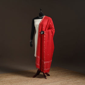 Handloom cotton bengal jamdani dupatta 29 - handcrafted