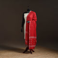 Handloom cotton bengal jamdani dupatta 35 - handcrafted