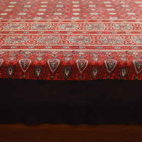 Red - handloom cotton double bed sheet (108 x 90 in) 04