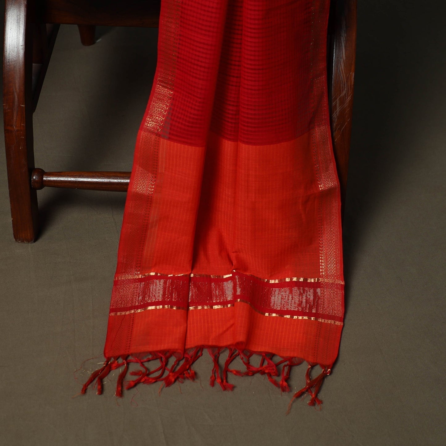 Handloom cotton mangalagiri 3pc unstitched dress material