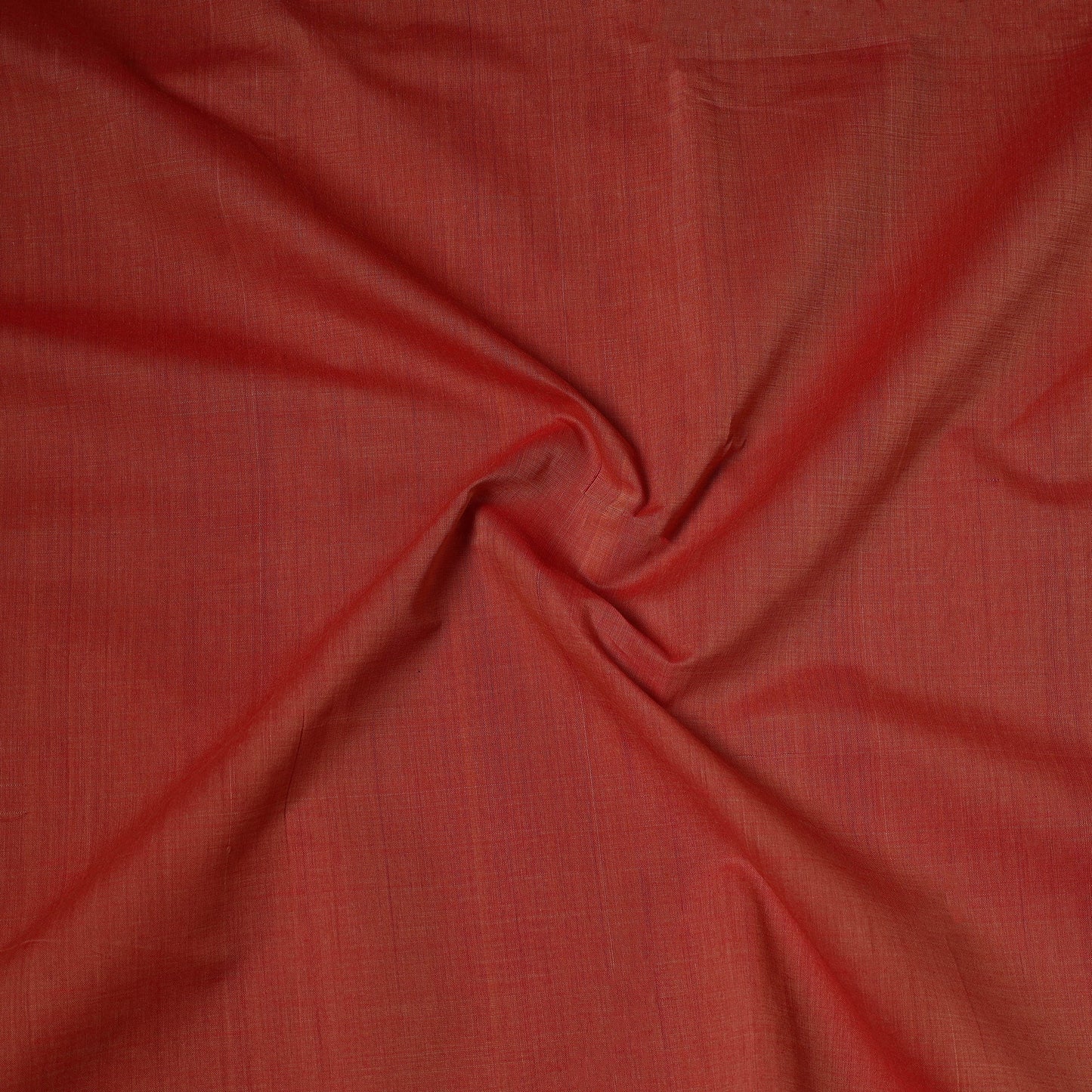 Red - handloom cotton mangalagiri fabric with zari border