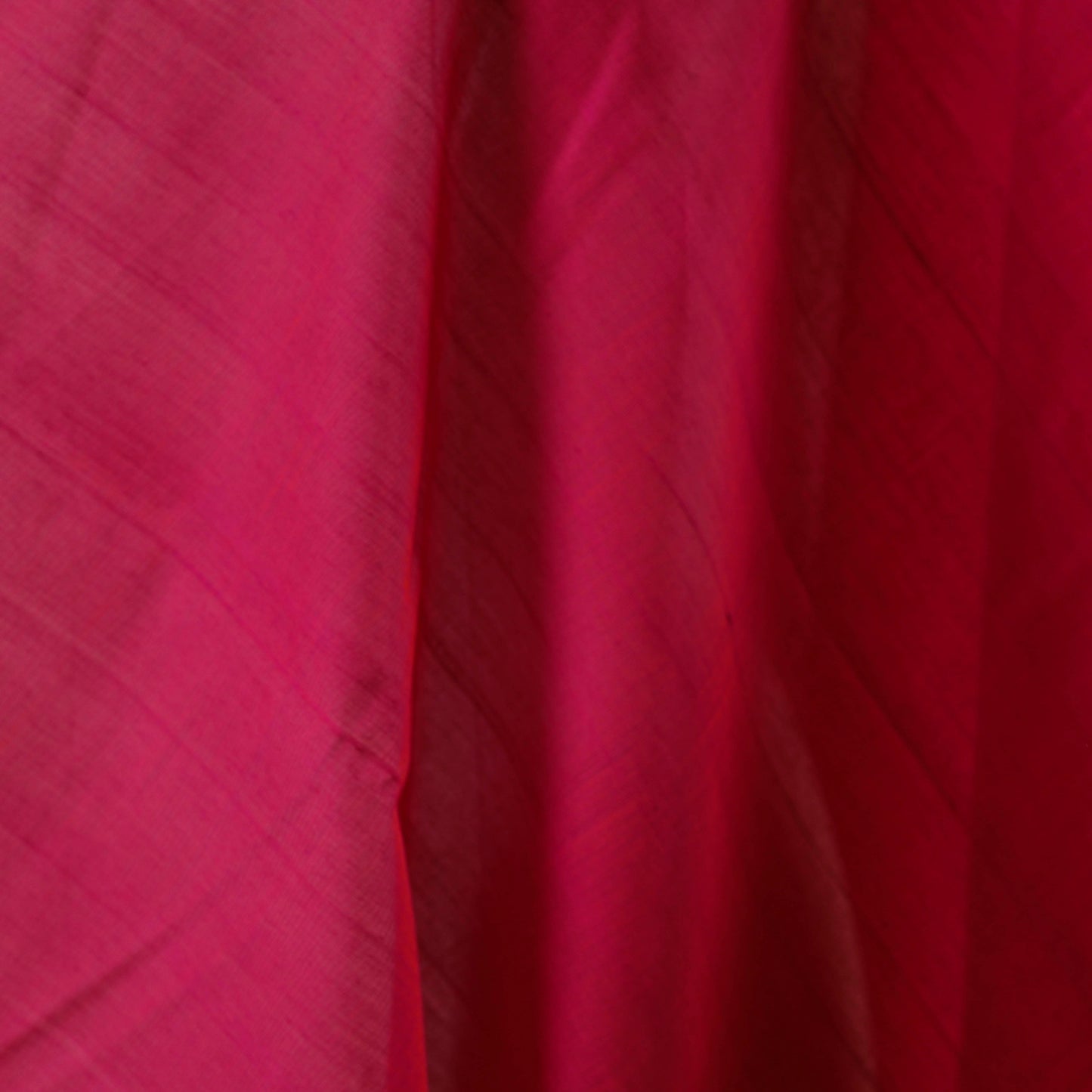 Red - handloom cotton mangalagiri fabric with zari border