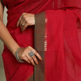  Red Handloom Cotton Mangalagiri Saree