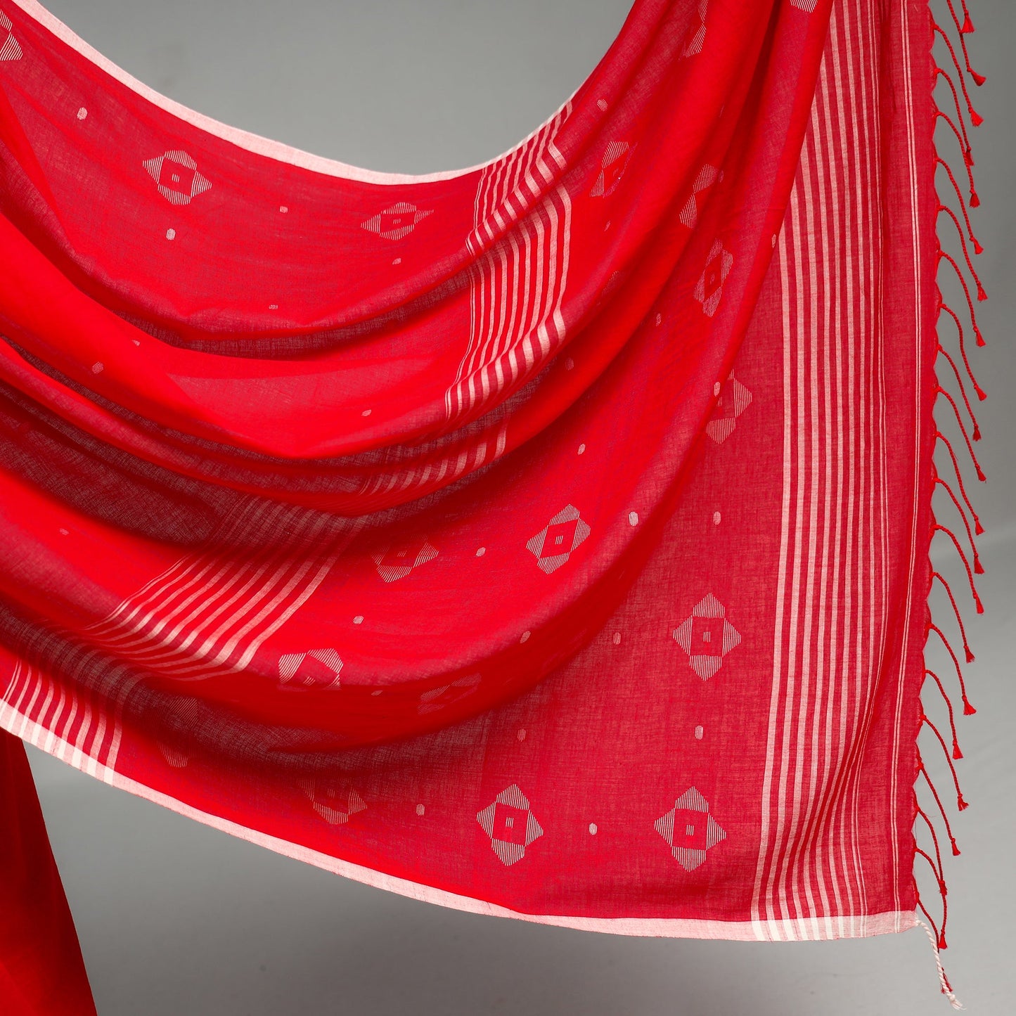  Handloom Cotton Phulia Jamdani Saree