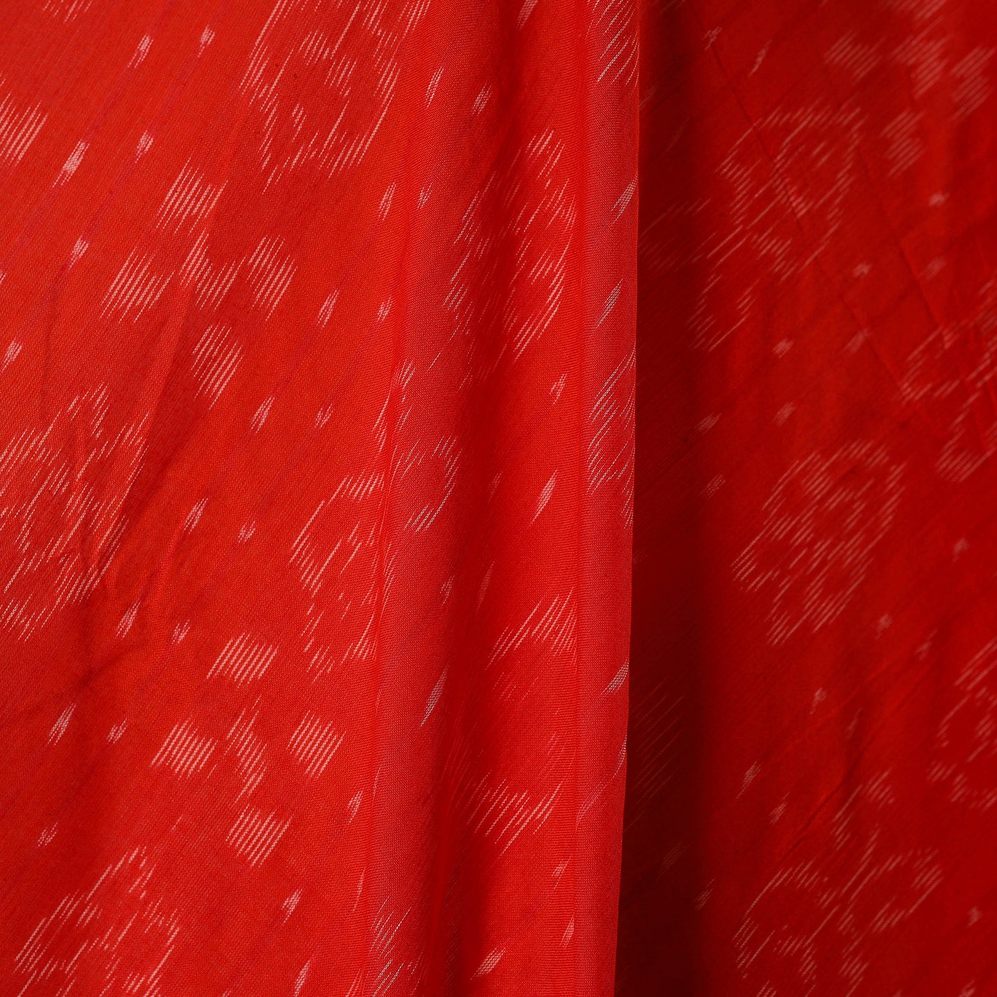 Red - handloom cotton sambalpuri ikat fabric 06
