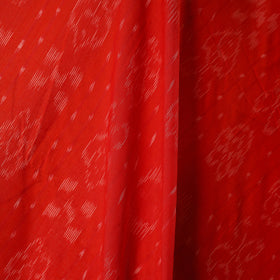 Red - handloom cotton sambalpuri ikat fabric 06