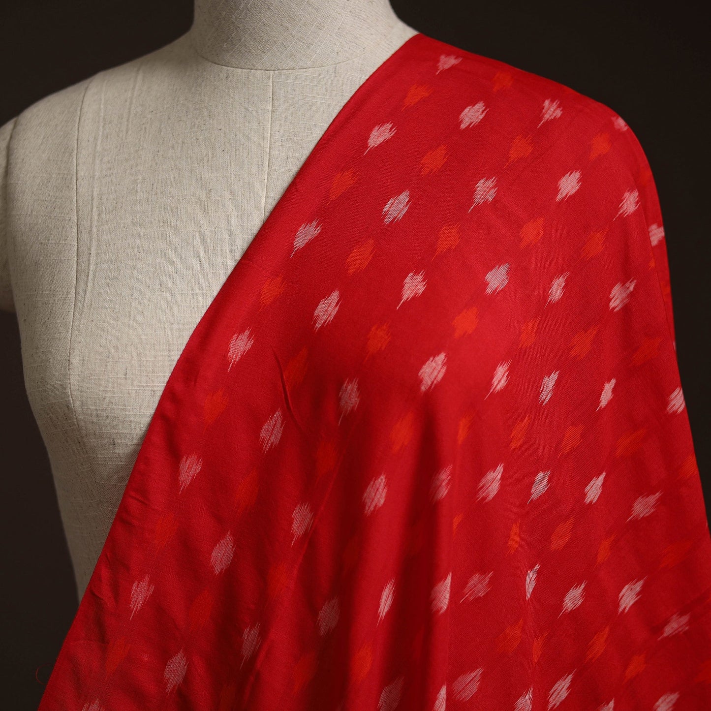 Handloom cotton sambalpuri ikat fabric 17 - handcrafted
