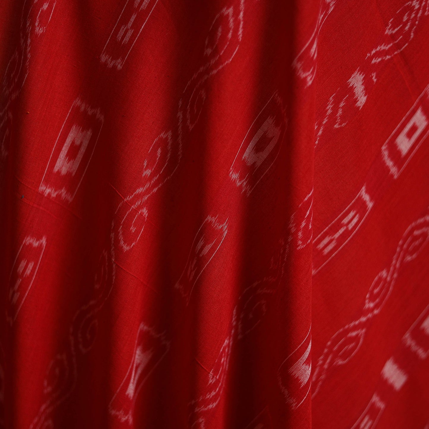 Handloom cotton sambalpuri ikat fabric 29 - handcrafted