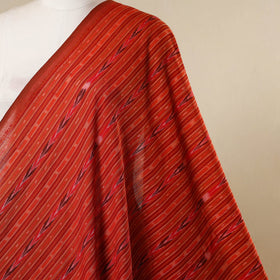 Red - handloom cotton sambalpuri ikat fabric 30