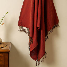 Buy Handloom Cotton Towel with Tassels from Bijnor by Nizam l iTokri.com