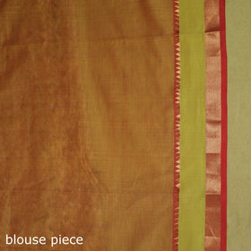 Red - handloom cotton zari border mangalagiri saree 29
