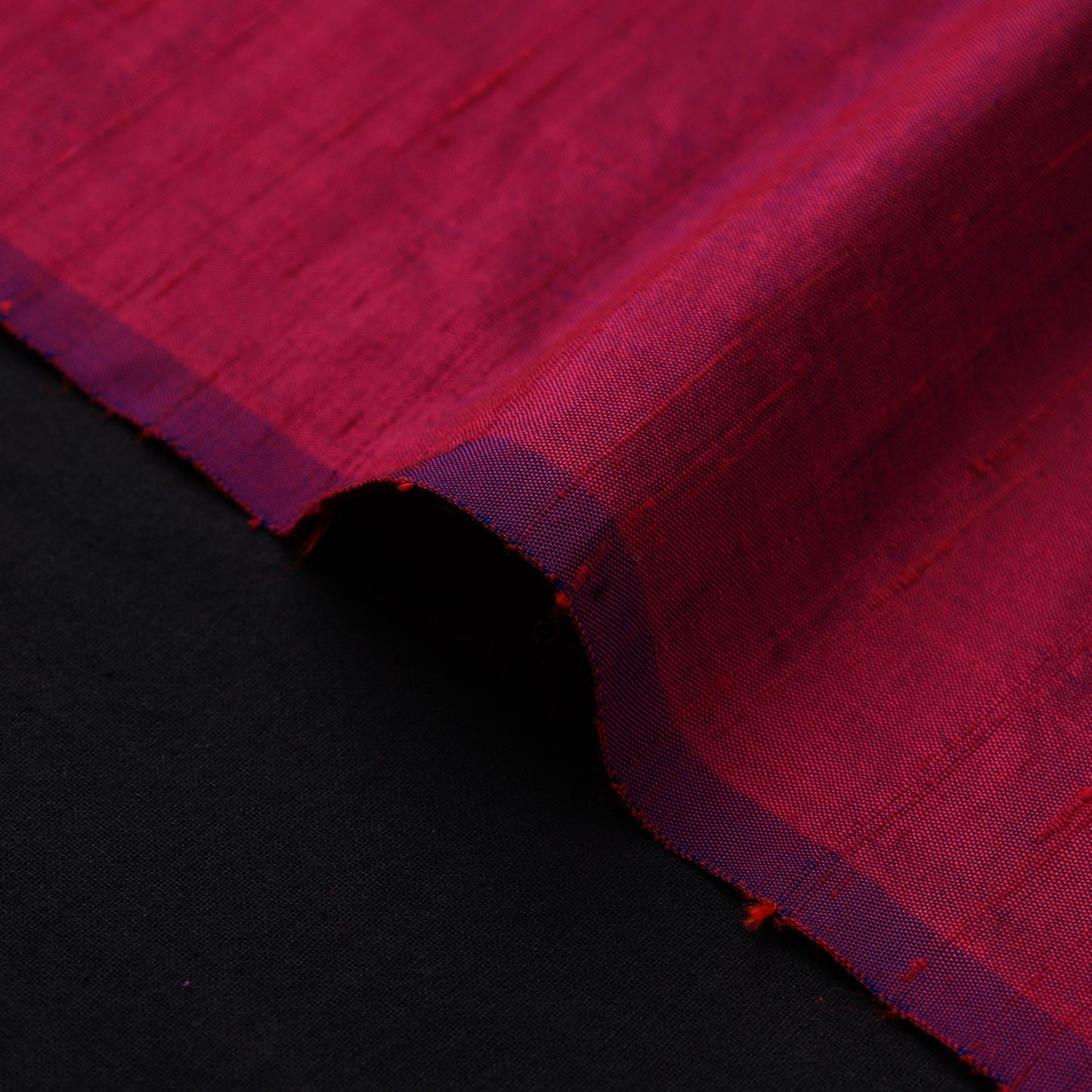 Handloom dupion silk natural dyed plain fabric 05
