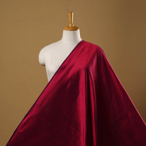 Handloom dupion silk natural dyed plain fabric 05