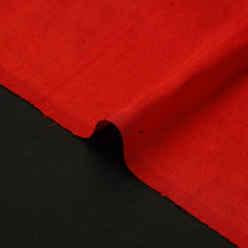Handloom dupion silk natural dyed plain fabric 12