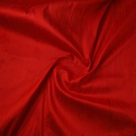 Handloom dupion silk natural dyed plain fabric 12