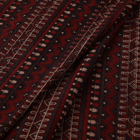 Handloom kala cotton natural dyed fabric 11 - handcrafted