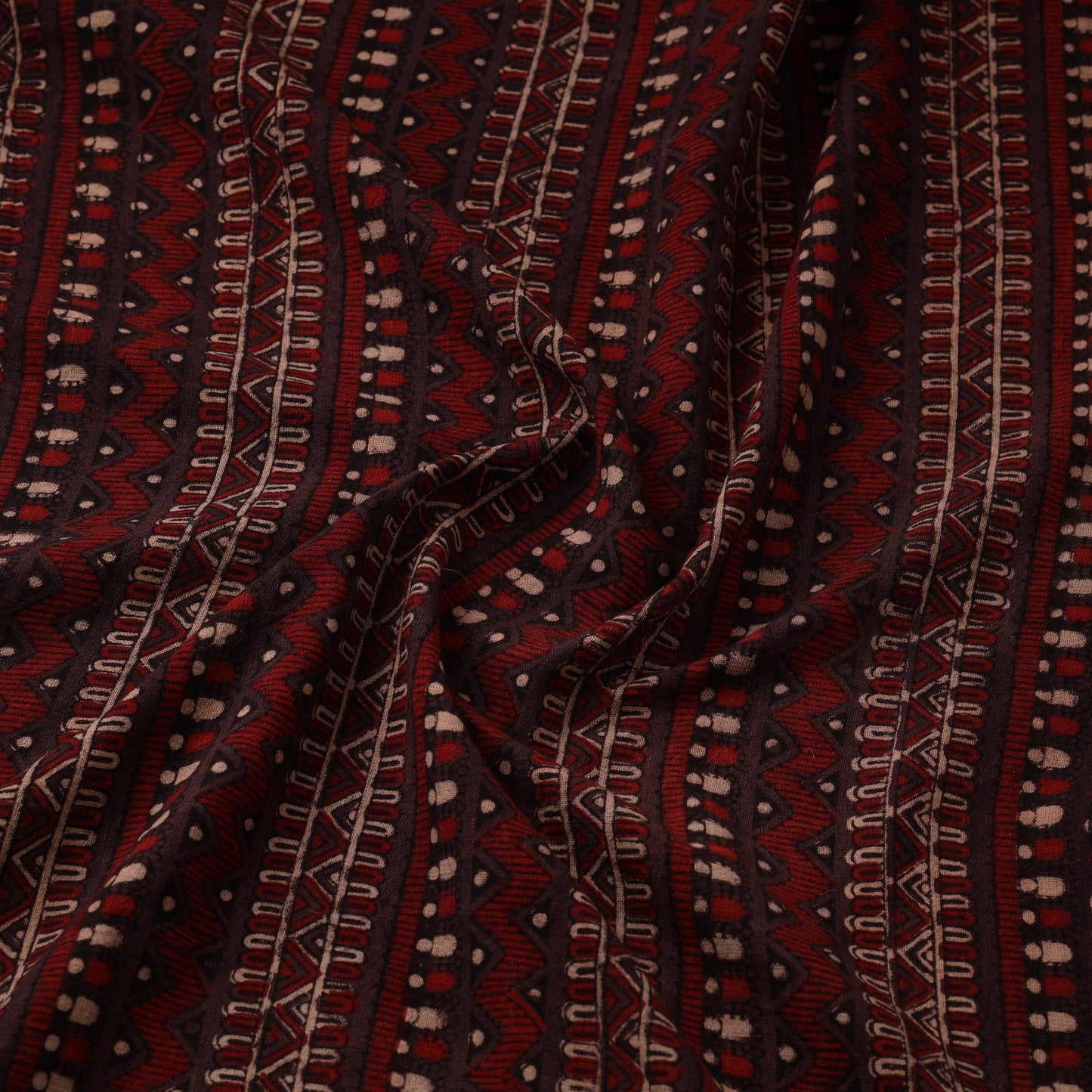 Handloom kala cotton natural dyed fabric 11 - handcrafted