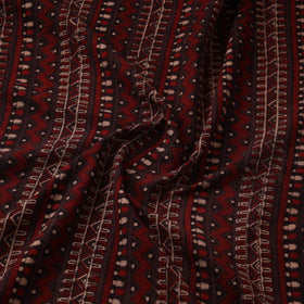 Handloom kala cotton natural dyed fabric 11 - handcrafted